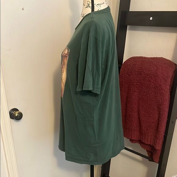 Jethro Tull Music Broadsword & The Beast Green Graphic T-Shirt - Picture 3 of 7